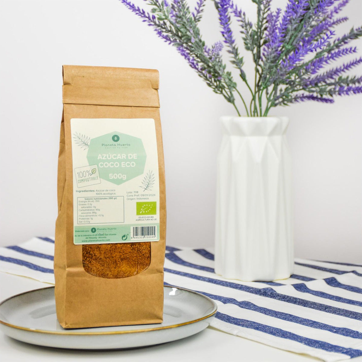 Açúcar de coco ECO Planeta Huerto 1 kg