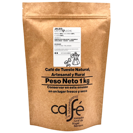 Cafe Sin Intermediarios Café Colombia Jaleo En Grano Para Italiana (moka) 1 Kg_0
