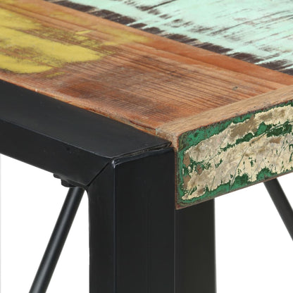 Mesa De Comedor De Madera Maciza Reciclada 80x80x75 Cm_2