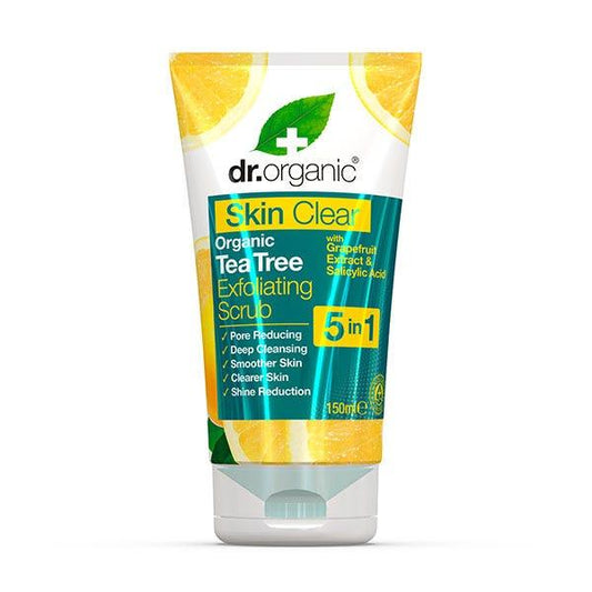 Esfoliante facial Skin Clear Dr. Organic 150 ml