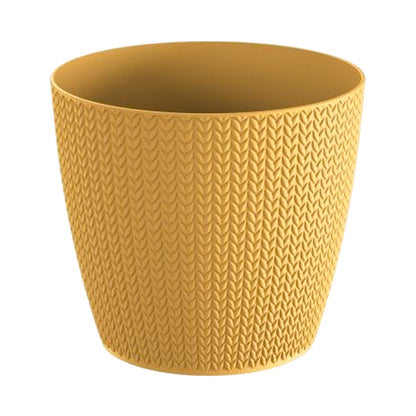 Maceta Wheaty 2l., Dimensiones (mm) 157x157x138, Color Mostaza_0