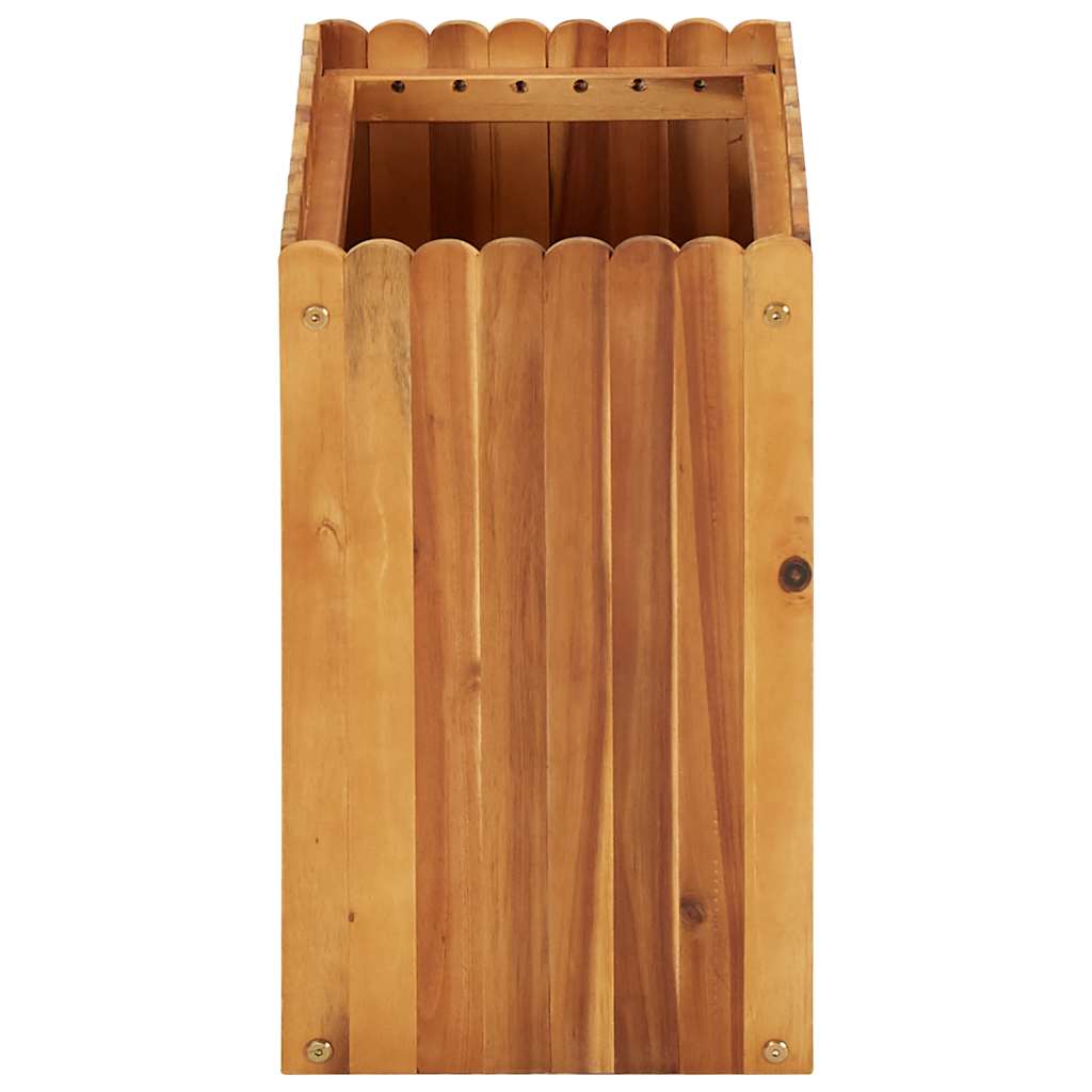 Arriate De Madera Maciza De Acacia 50x30x50 Cm_2