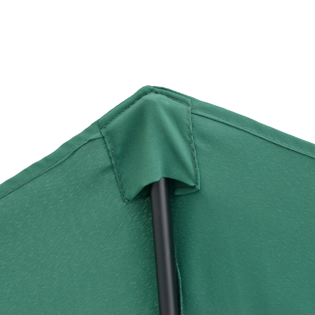 Sombrilla De Jardín Outsunny Metal, Poliéster Verde 269x138x236 Cm_3