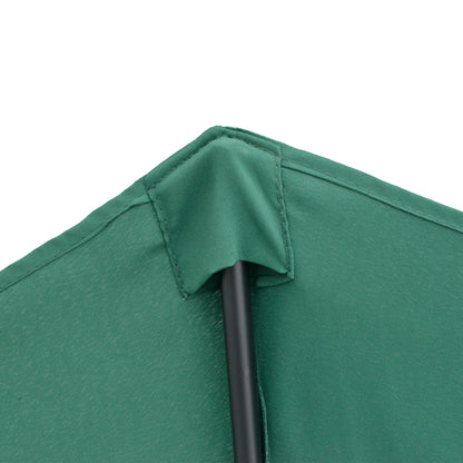 Sombrilla De Jardín Outsunny Metal, Poliéster Verde 269x138x236 Cm_3