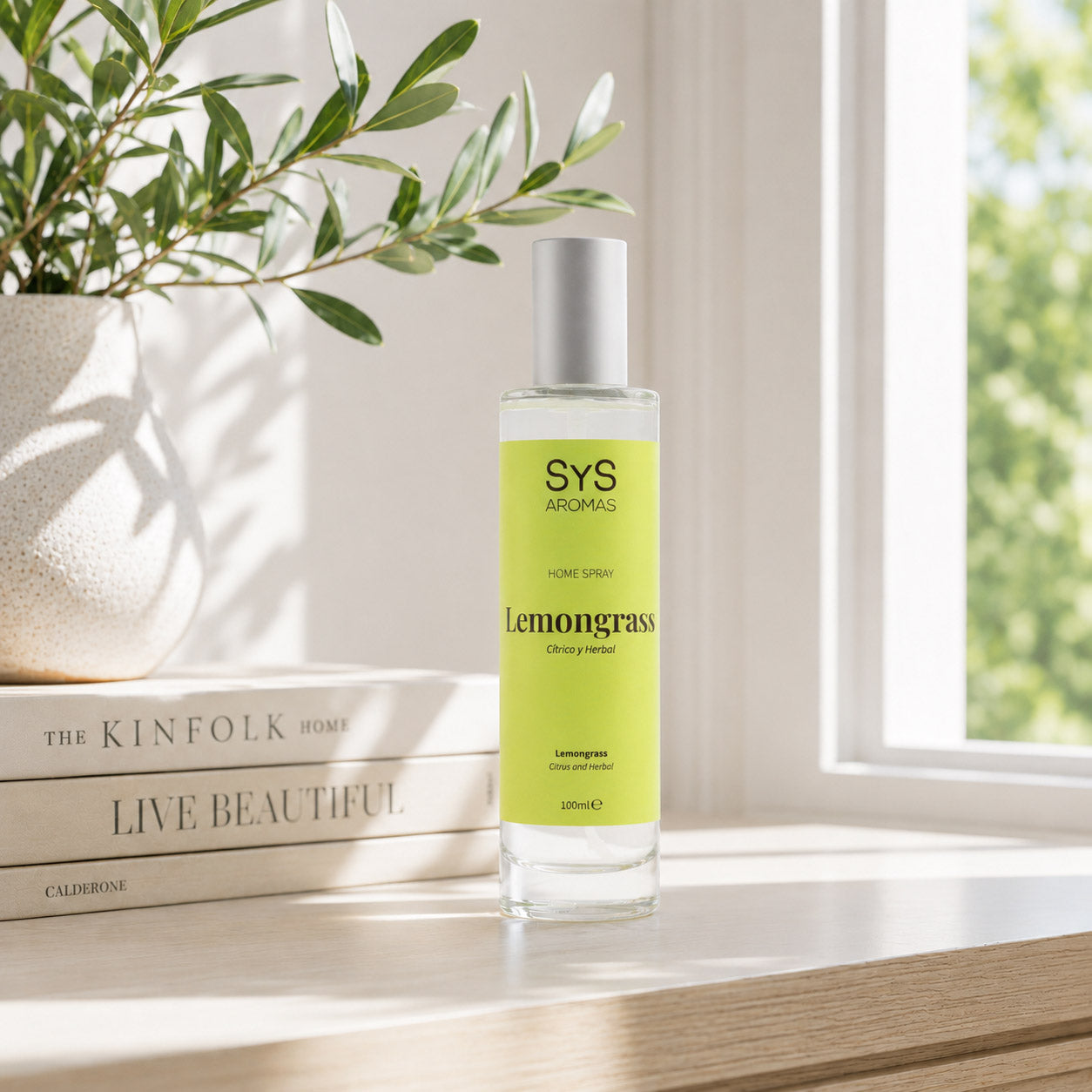 Ambientador Pulverizador Lemongrass Origins SYS Aromas 100 ml | Aroma Cítrico y Fresco | Revitalizante_1