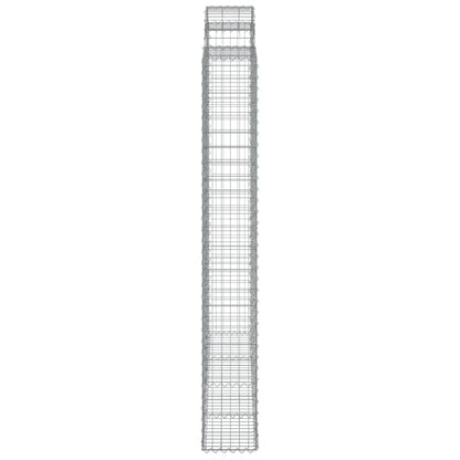 Cestas De Gaviones 6 Uds Forma De Arco Hierro 200x30x220/240 Cm_4