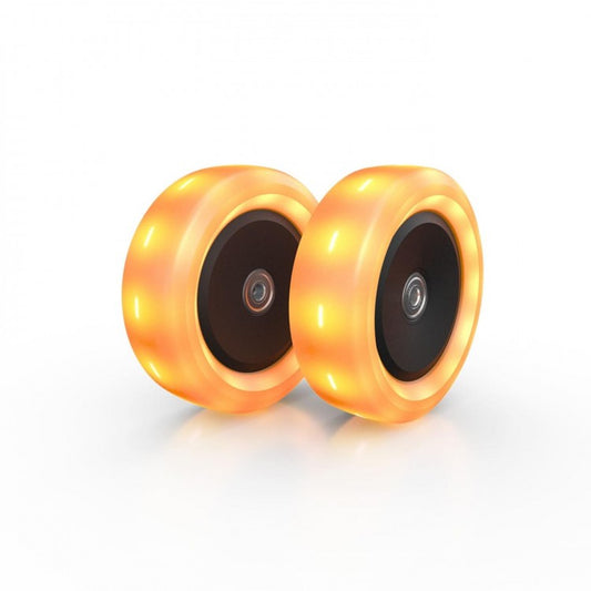 Rueda Con Luz De Led Para Patinete Berg Nexo Naranja._0
