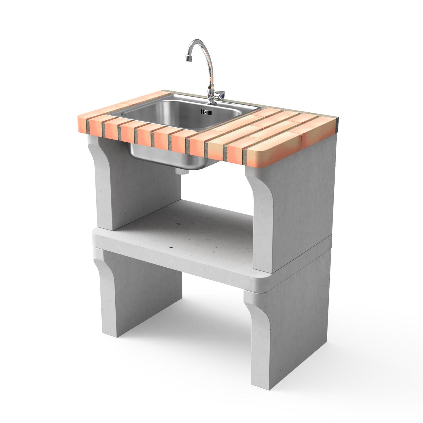 Novo módulo de bancada Iberia XL com lavatório Movelar