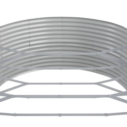 Jardinera Arriate Acero Galvanizado Gris 544x100x36 Cm_4