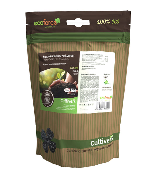 Cultivers Abono Universal Ácidos Húmicos Fúlvicos Y Potasio 250 G Ecológico 82% | Fertilizante Soluble Concentrado…_0