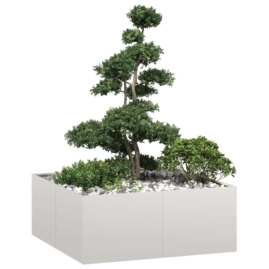 Jardinera 100x100x40 Cm Acero Inoxidable_1