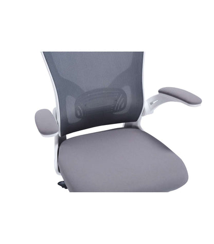 Silla Giratoria Regulable Lexi Tapizada En Tejido Red Transpirable Gris, 66x64x98-108cm (a_1