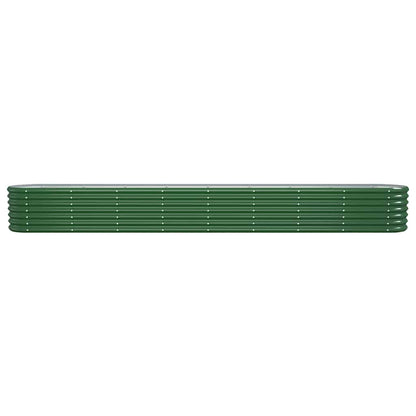 Jardinera Arriate Acero Galvanizado Verde 332x40x36 Cm_2