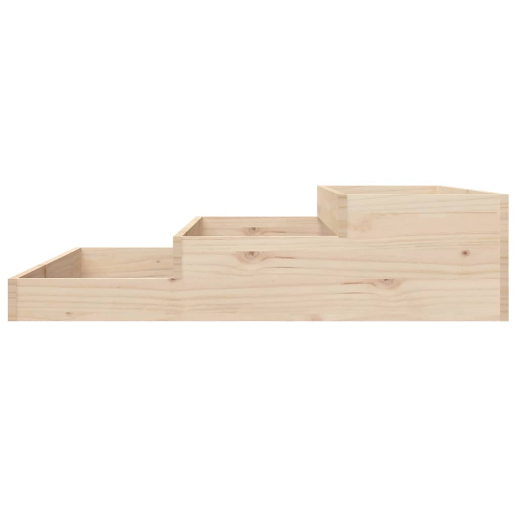 Jardinera De Madera Maciza De Pino 107x107x27 Cm_4