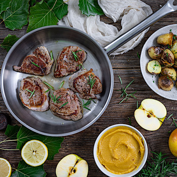 Frigideira Bra Professional Aço Inox 24 cm