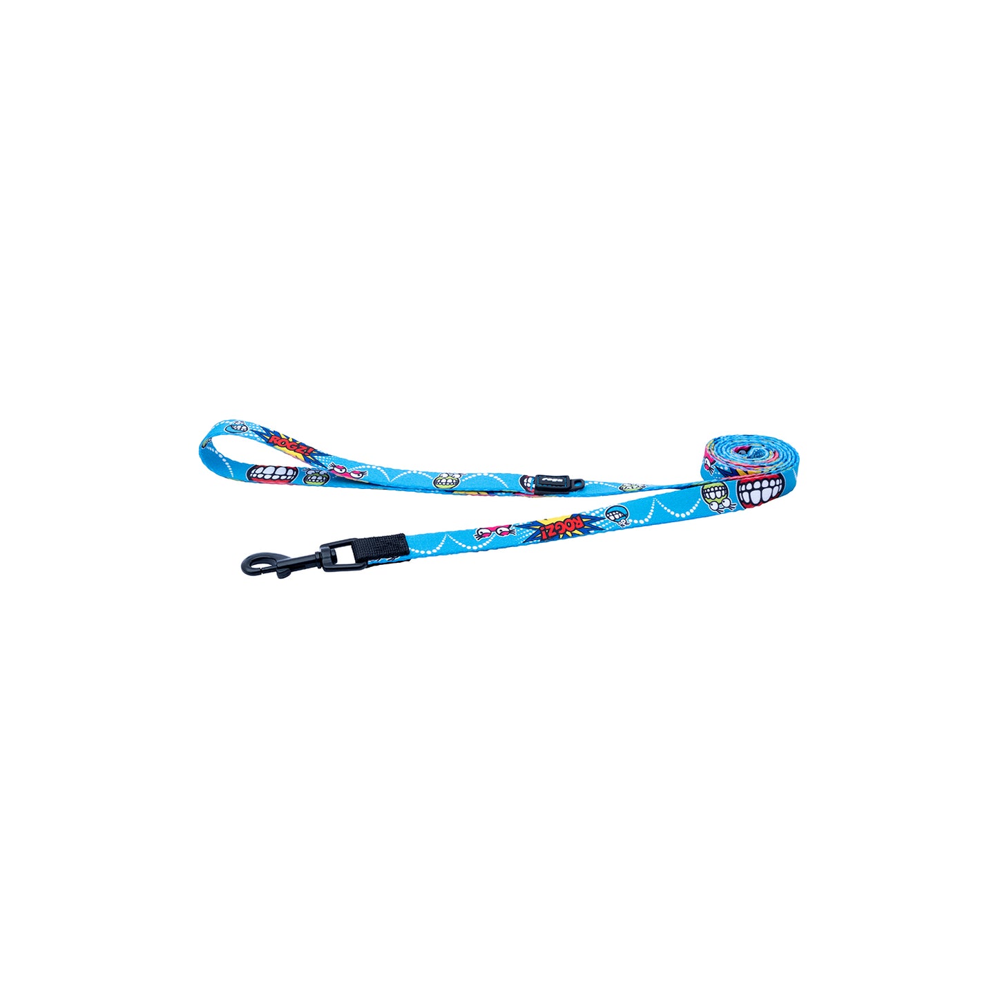 Correa Para Perro, Modelo Fusion De Rogz, Estampado Comic Azul. Talla S (8-14kg)_1