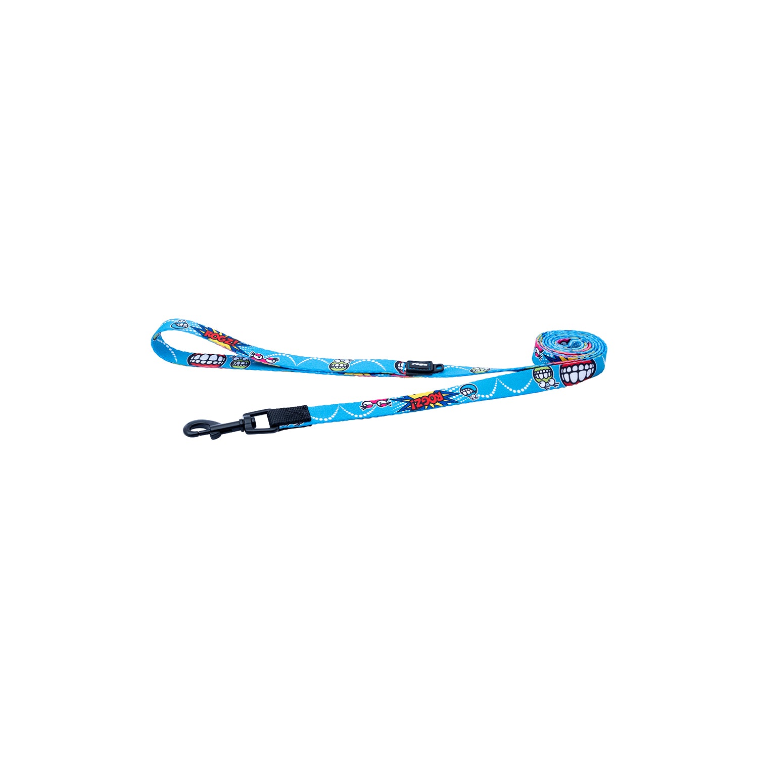 Correa Para Perro, Modelo Fusion De Rogz, Estampado Comic Azul. Talla S (8-14kg)_1