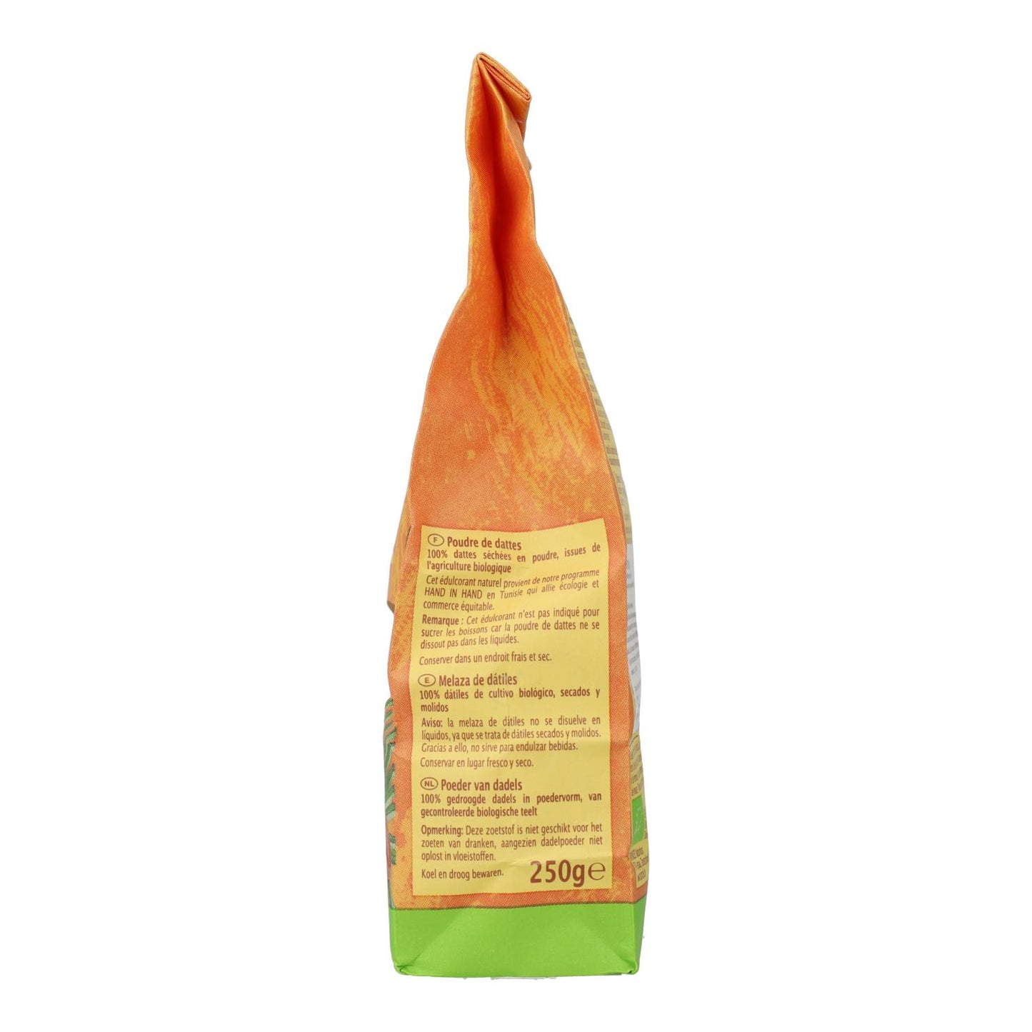 Adoçante Rapunzel, Tâmaras Secas e Moídas, 250 g