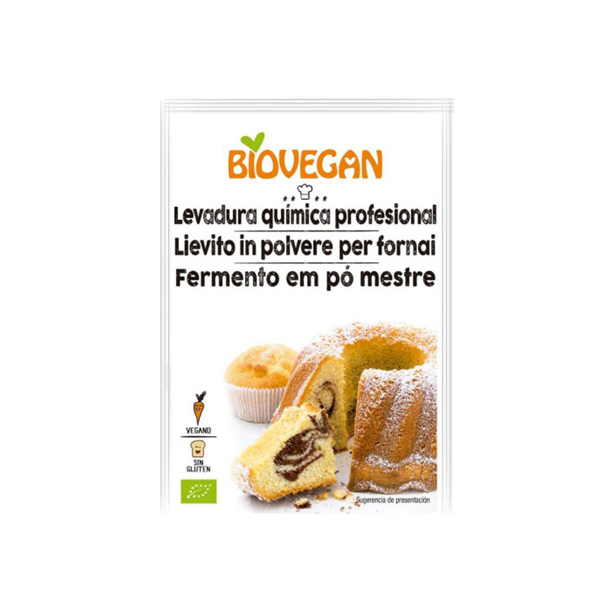 Levadura en Polvo para pan Meister BIO Biovegan sobre 7 g