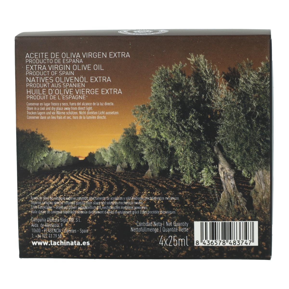 Mini caixa de prova (4 variedades de AOVE) La Chinata