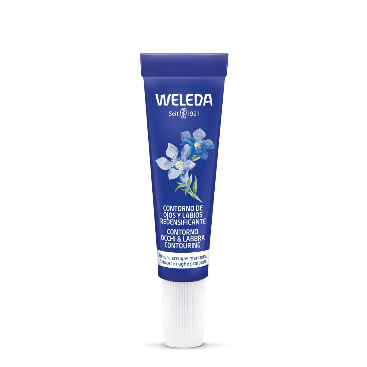 Weleda Genciana Azul e Edelweiss Redensificante para Contorno de Olhos e Lábios 10 ml