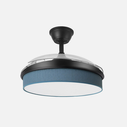 Ventilador Dc Moda 72w Negro/azul 91d 3aspas 7200lm 3000-4000-6000k Remoto+ Memoria+ Temporizador_2