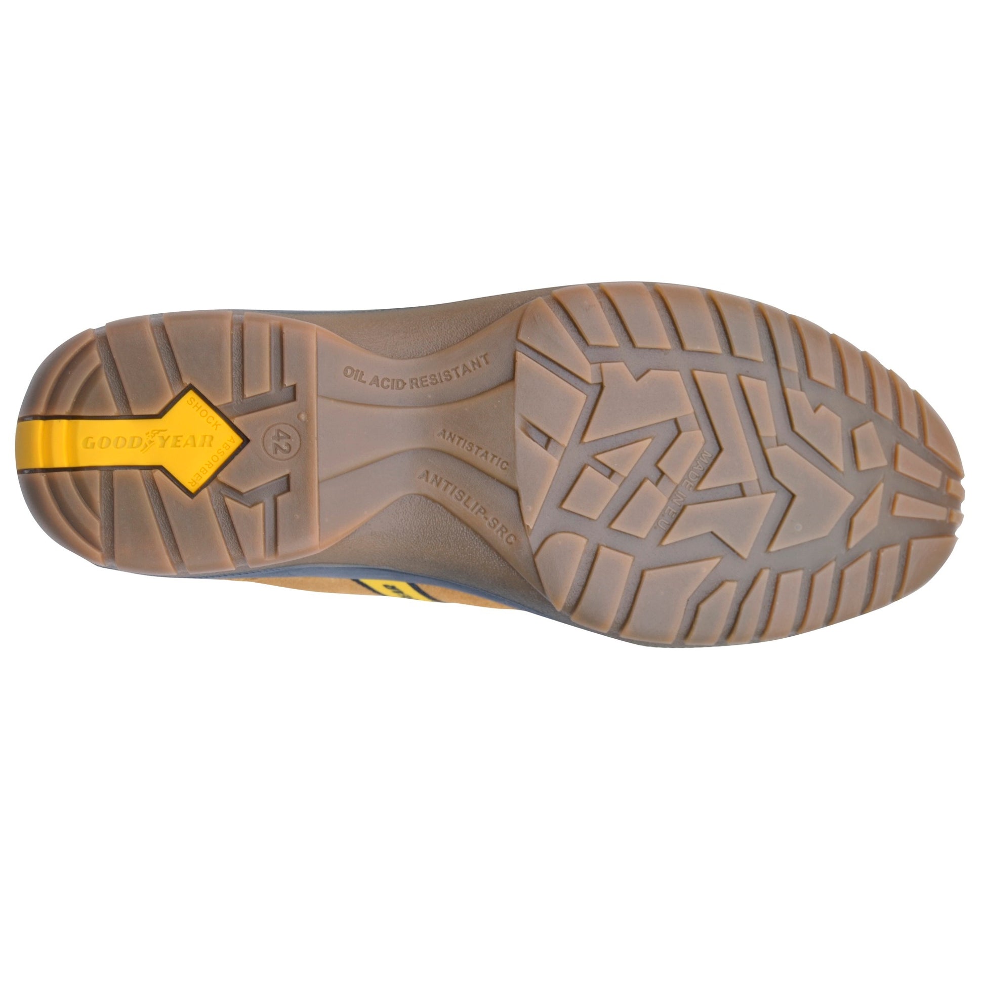 Goodyear Calzado De Seguridad En Piel Serraje Color Camel Talla 45_1