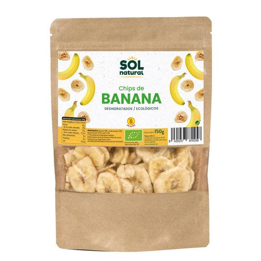 Chips de Banana Desidratada Sol Natural 150 g