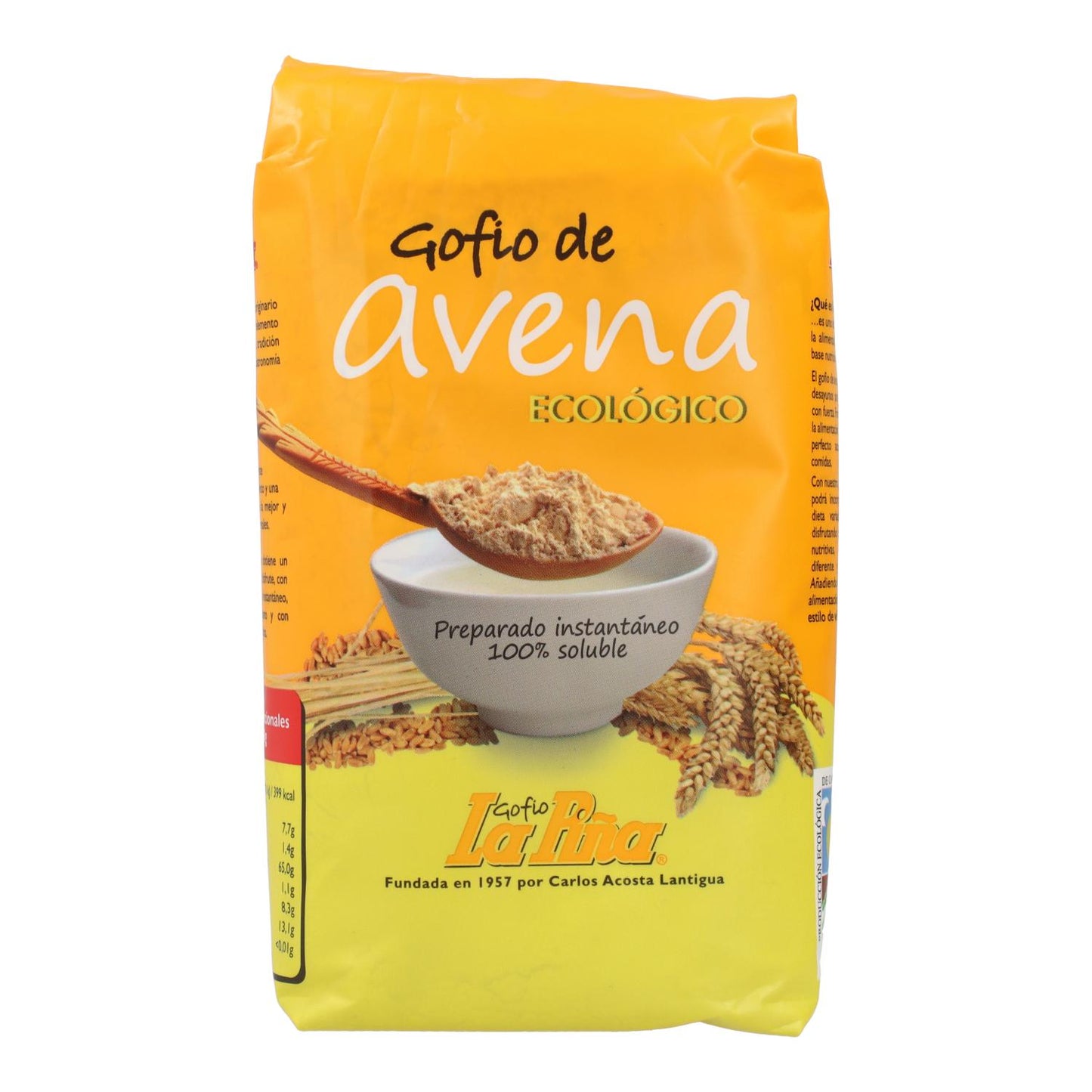 Gofio de aveia La Piña 450 g