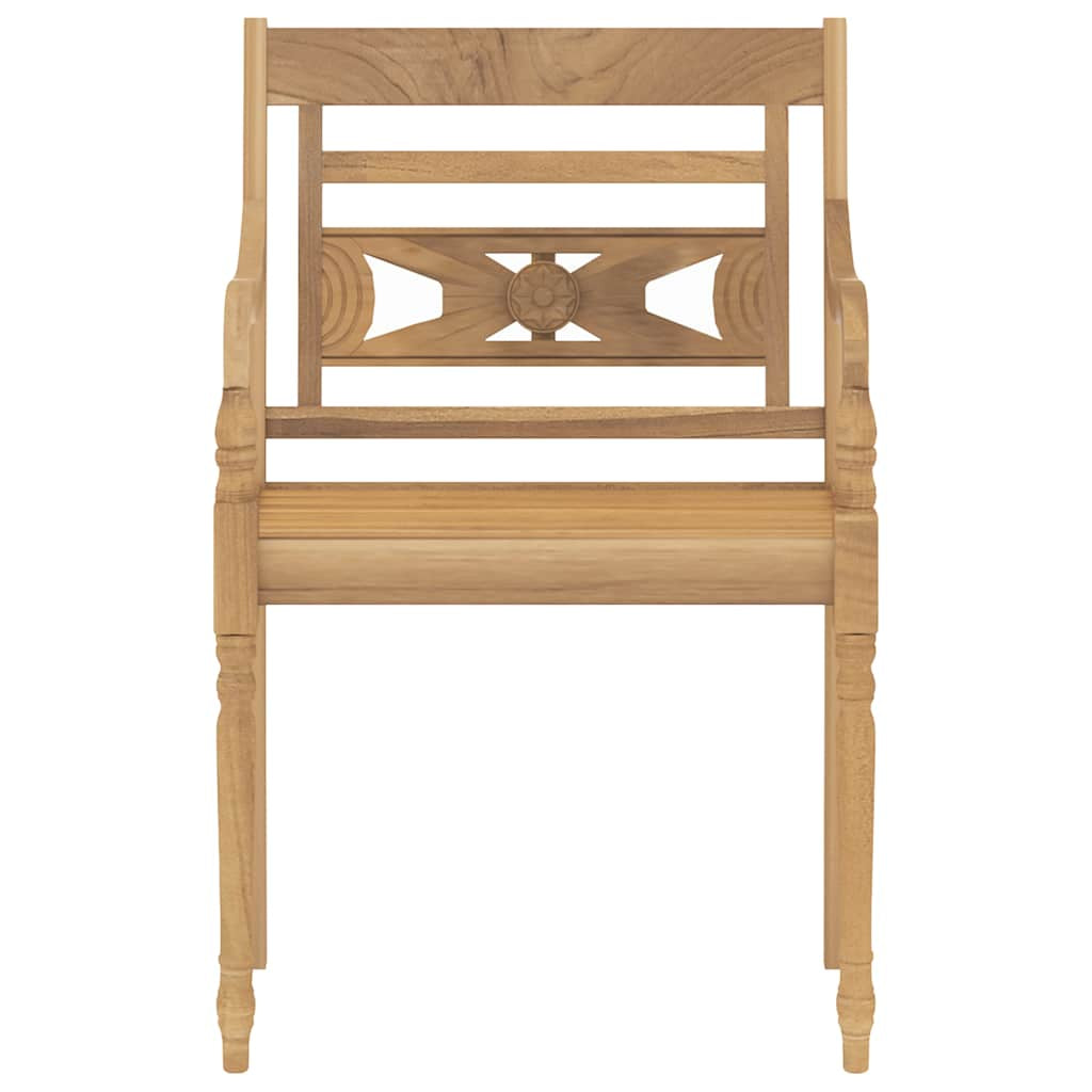 Vidaxl Juego De Comedor Para Jardín 3 Pzas Madera Maciza De Teca_4