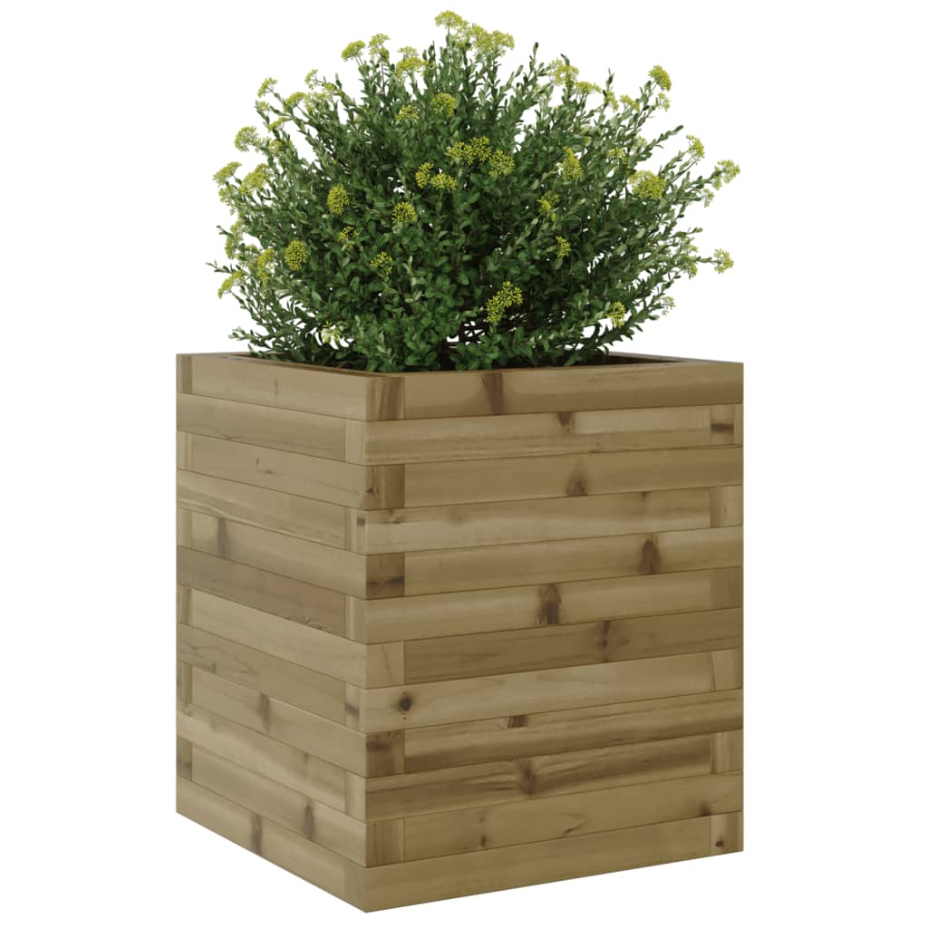 Jardinera De Madera De Pino Impregnada 40x40x46 Cm_3