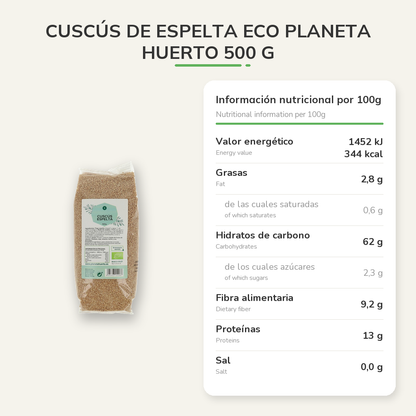 Información nutricional