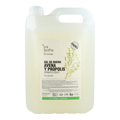 Gel de banho dermatológico de aveia Tot Herba 5L