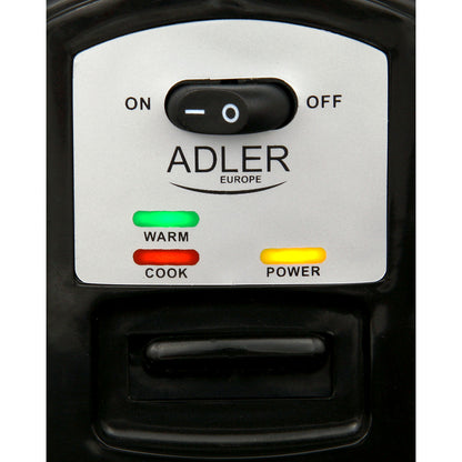 Arrocera, Cocedero De Arroz, 1,5 L, Función Cocinar Y Mantener Caliente, Apagado Automático Adler Ad6406 Plata_4