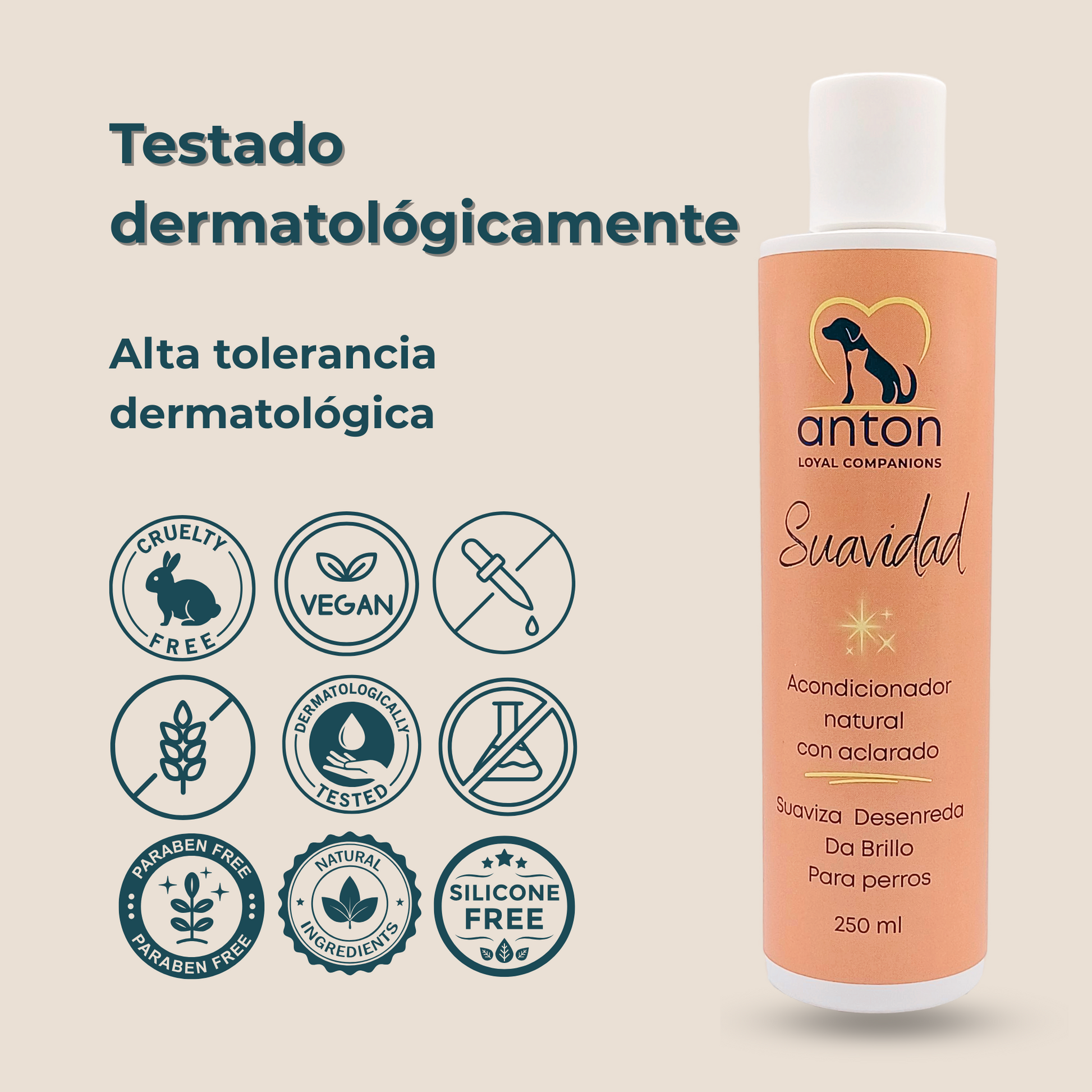 Acondicionador natural para el cuidado del pelaje de perros – Pack 2 x 250 ml_4