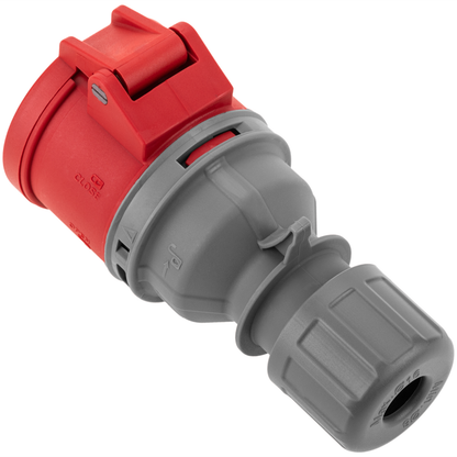 Base De Enchufe Industrial Cetac Hembra 3p+t+n 16a 380v Ip44 Aérea_2