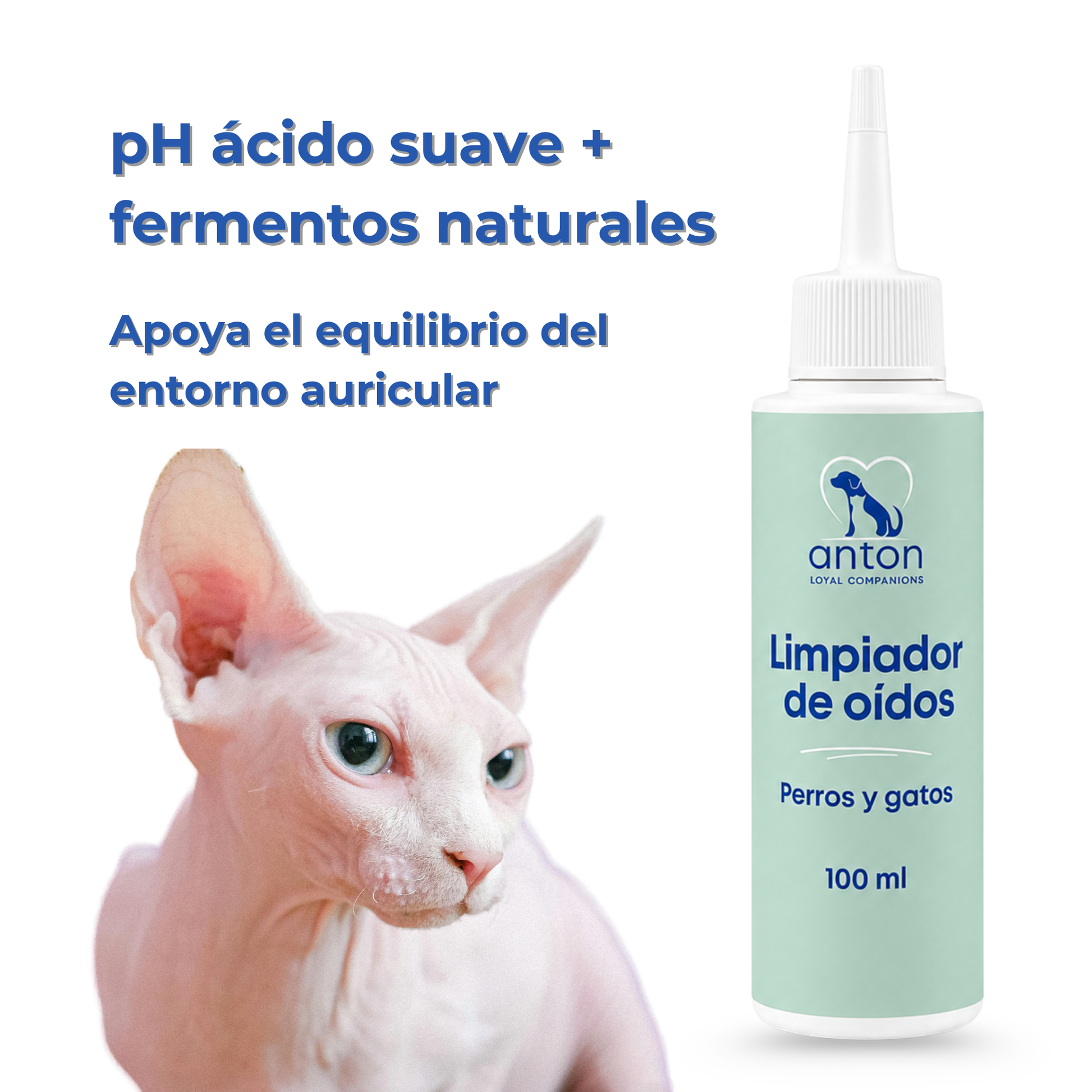 Limpiador natural para la higiene de oídos de perros y gatos – 100 ml_2
