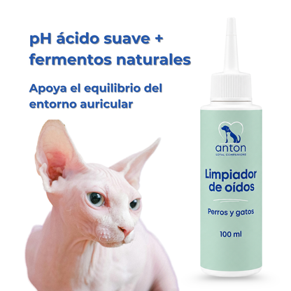 Limpiador natural para la higiene de oídos de perros y gatos – 100 ml_2