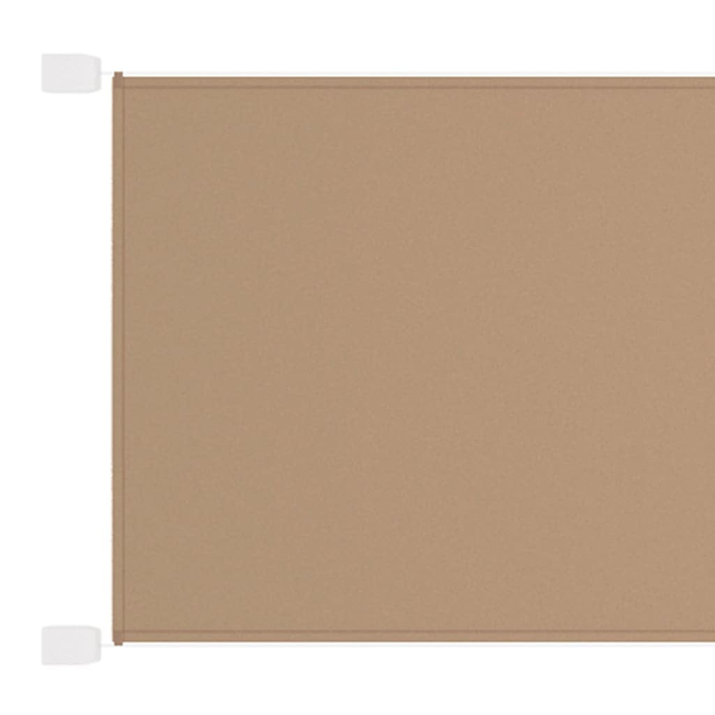 Vidaxl Toldo Vertical Tela Oxford Gris Taupé 60x420 Cm_0