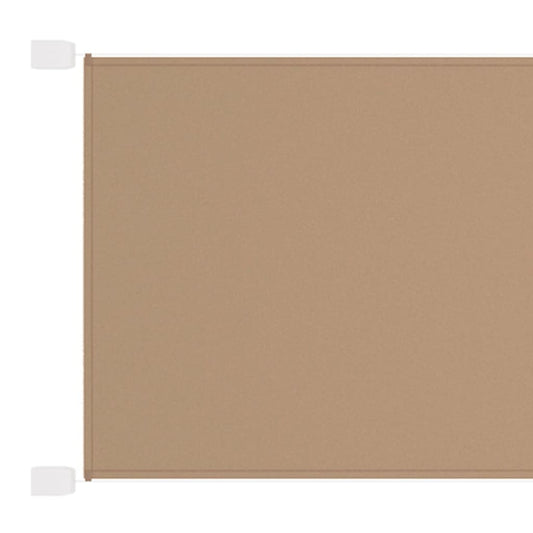 Vidaxl Toldo Vertical Tela Oxford Gris Taupé 60x420 Cm_0