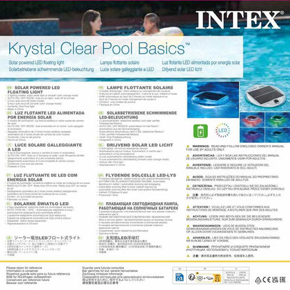 Intex Lámpara Led Solar Flotante Para Piscina_5