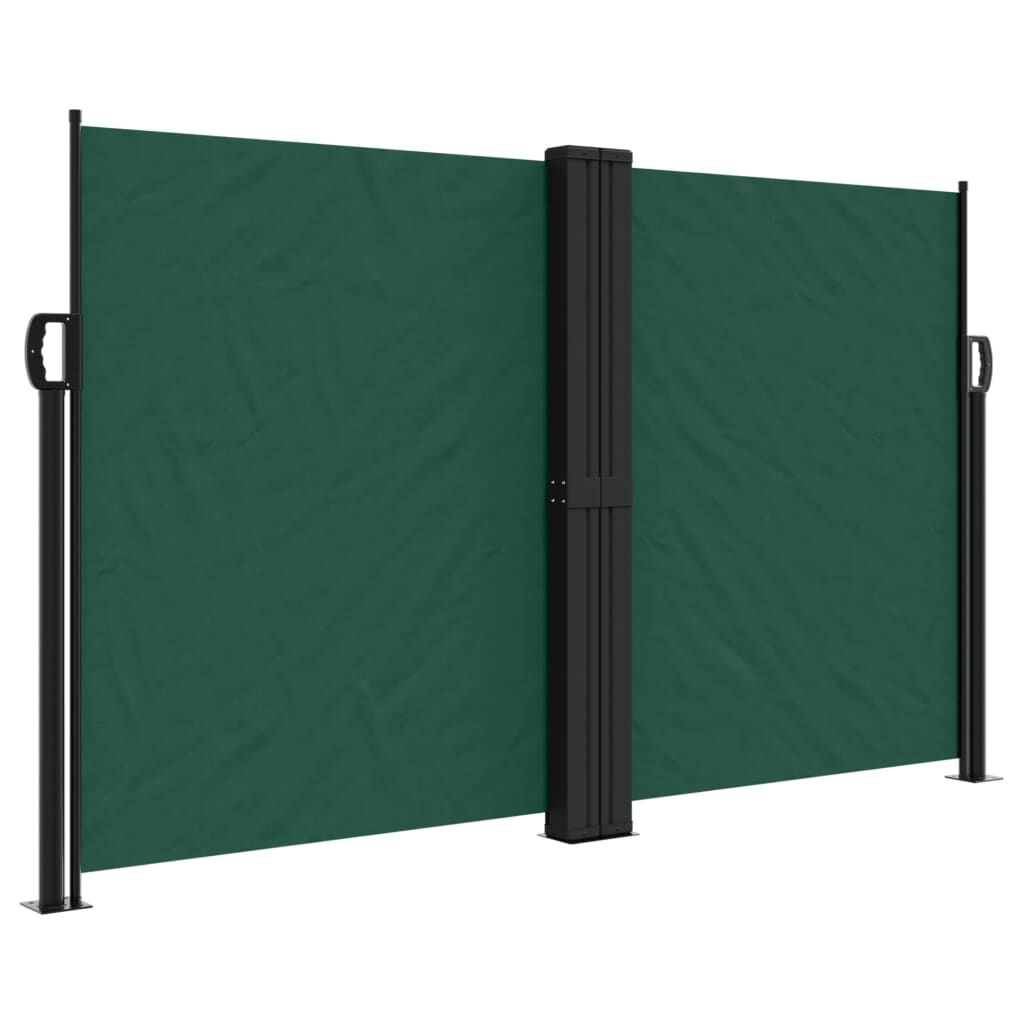 Vidaxl Toldo Lateral Retráctil Verde Oscuro 140x1000 Cm_0
