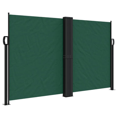 Vidaxl Toldo Lateral Retráctil Verde Oscuro 140x1000 Cm_0