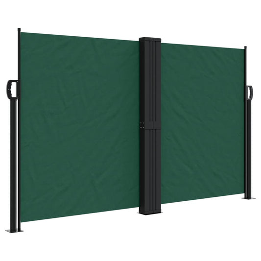 Vidaxl Toldo Lateral Retráctil Verde Oscuro 140x1000 Cm_0