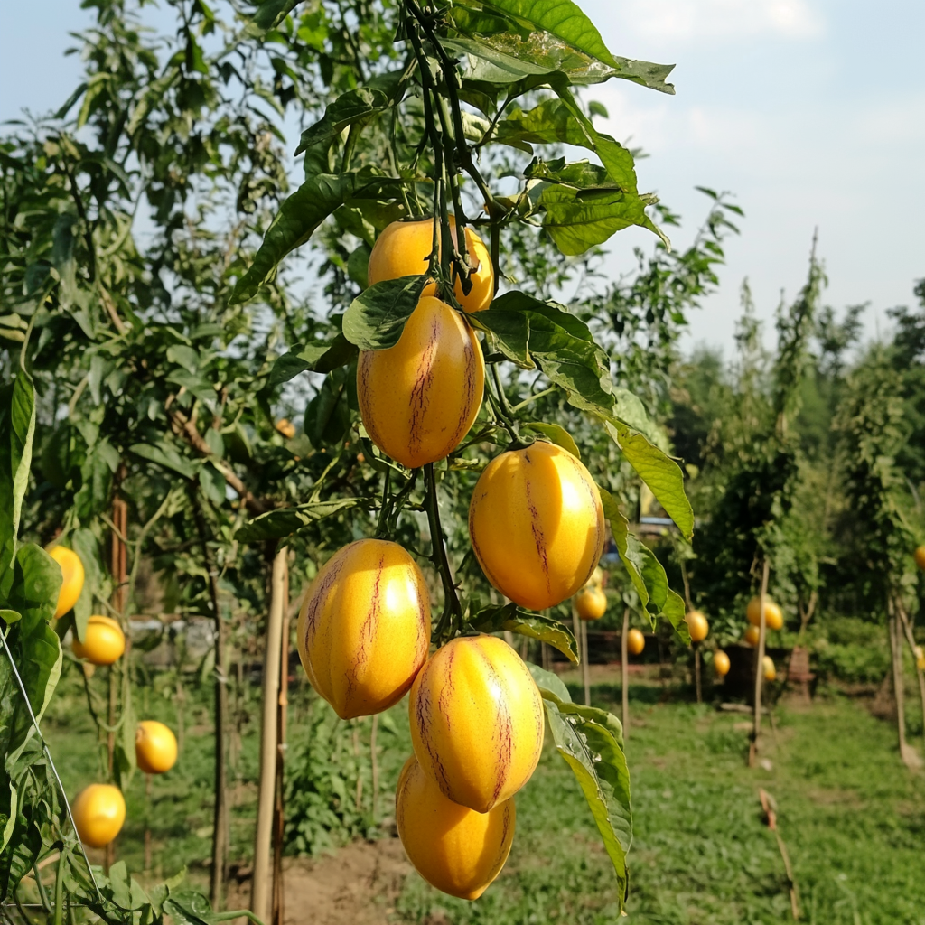 Pera Melón - 6 Pzs - Solanum Muricatum 'pepino Gold' - Altura 25-40cm - ⌀9cm_1