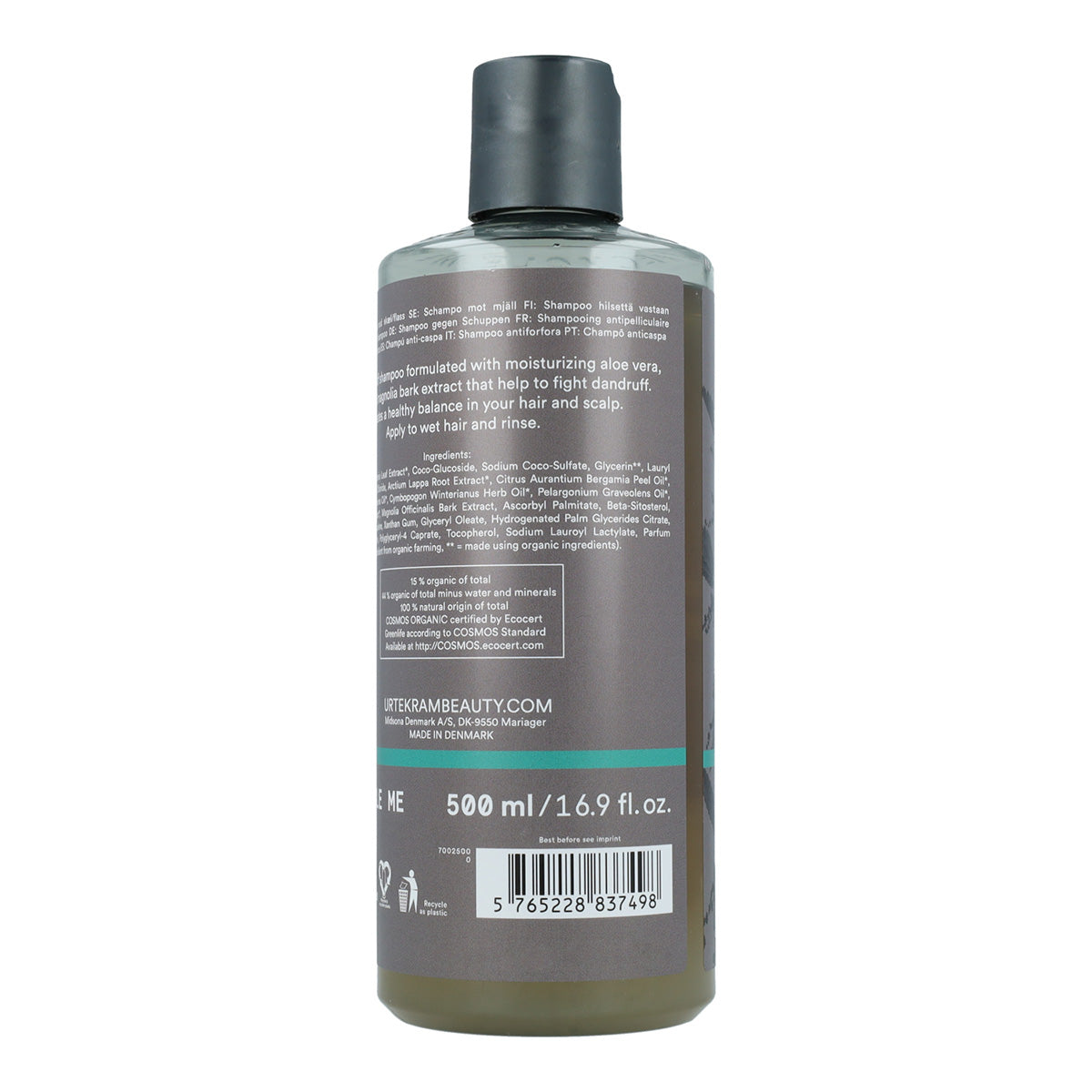 Urtekram Champô Anticaspa Urtiga 500 ml