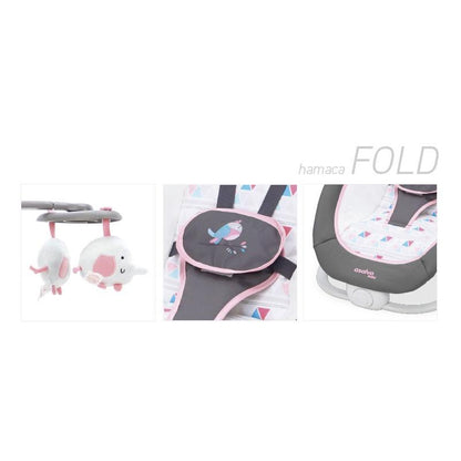 Rede dobrável Asalvo Pink Bird