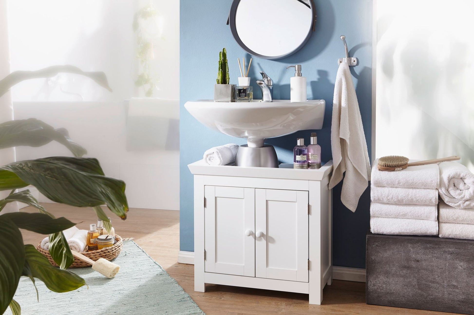Mueble De Baño Sólido Y Duradero Modelo Wl1.350_2