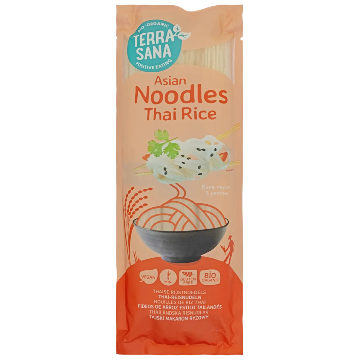 Noodles de arroz Terrasana Thai Noodles 250 g
