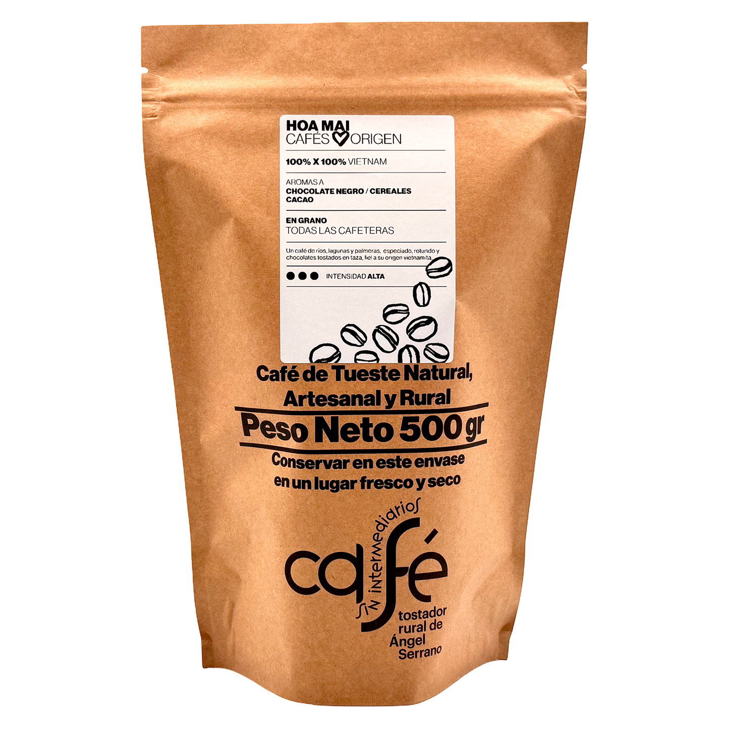 Cafe Sin Intermediarios Café Vietnam Hoa Mai En Grano 500 G_0